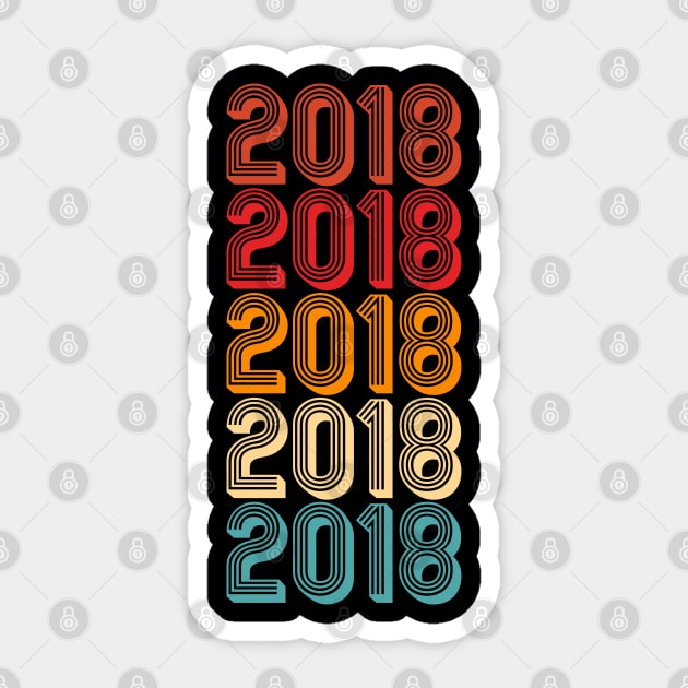 2018 rainbow vintage Sticker by LeonAd